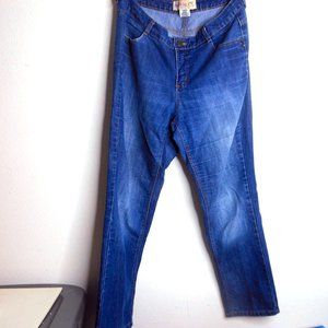 JMS 16W Studded Straight‑Leg Jeans | 27” Inseam